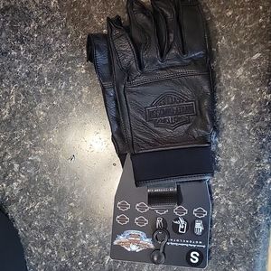 Harley-Davidson Black Leather gloves (small)